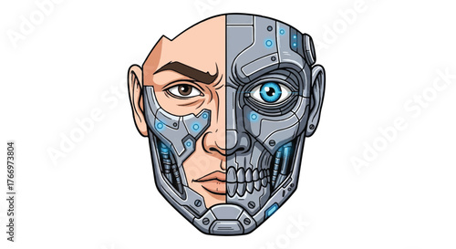 A detailed illustration of a panda wearing a traditional Japanese samurai helmet, smiling.