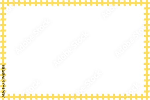 Simple Frame, Border Frame, Unique Photo Frame with White Background, Golden Frame, Amazing Style Frame