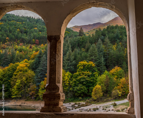 Villalago, Hermitage of San Domenico. Built near the lake of San Domenico in the 11th century, as a votive chapel in a natural cave considered sacred.