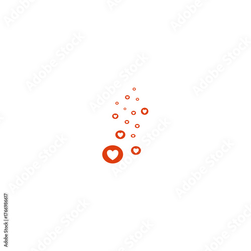 reactions, hearts for social networks