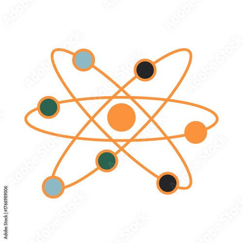 Transparent Atomic Structure PNG
