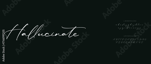 incomplete minimal cut alphabet capital lettering a to z font family
