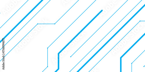 Electronic pathways or futuristic wiring patterns. Modern innovation communication technology business background. Abstract printed circuit board, with dot and connection line. digital background with
