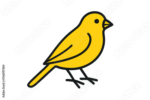Vector Illustration of a Canary