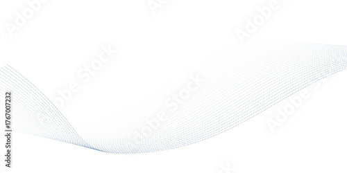 wave abstract stripe design .business background lines. Abstract halftone flowing wavy colorful gradient dots shape isolated on transparent background. Digital future technology concept. Design
