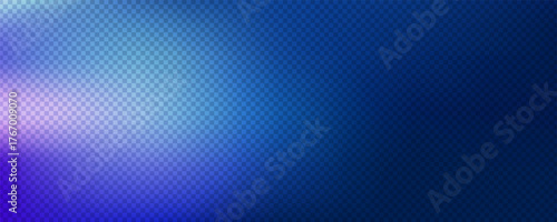 Purple blue light leak effect background. Film bokeh flare overlay. Vintage neon photo filter texture template. Exposed photography wallpaper. Abstract blur ultraviolet gradient backdrop. Vector