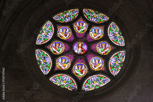 Auxonne, église Notre-Dame, rosace nord