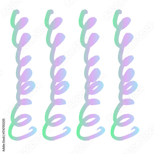 Color Gradient Abstract Shapes / Abstrakte Farbverlaufformen / Formas abstractas con gradientes de color