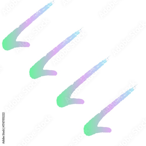 Color Gradient Abstract Shapes / Abstrakte Farbverlaufformen / Formas abstractas con gradientes de color