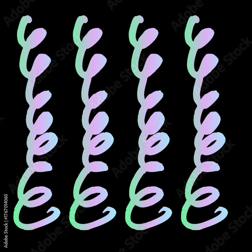 Color Gradient Abstract Shapes / Abstrakte Farbverlaufformen / Formas abstractas con gradientes de color