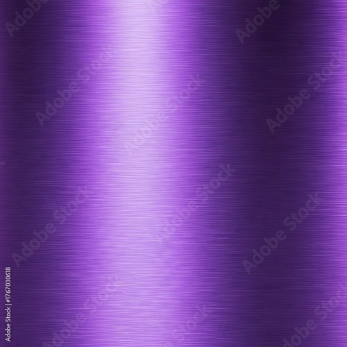 Brushed Purple Metal Texture Background with Vertical Light Reflection.