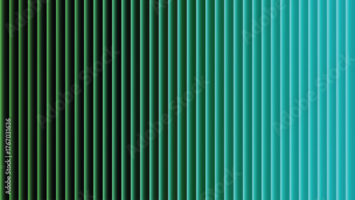 Abstrack vector background design, vertical lines with a gradient from green to blue creating a rhythmic pattern