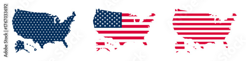 USA map. United States map design