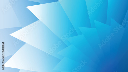 Abstract background featuring a gradient of blue and white with overlapping geometric shapes