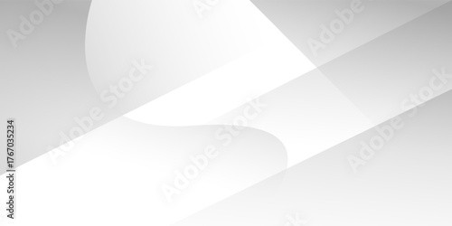 Abstract white and gray minimalist artistic shape background. texture white pattern. vector illustration