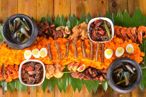 Filipino Boodle Feast