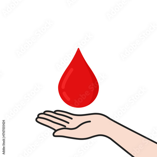 blood donor day icon like prevention of disease