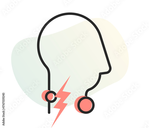 Swollen Lymph Node- Stock Icon