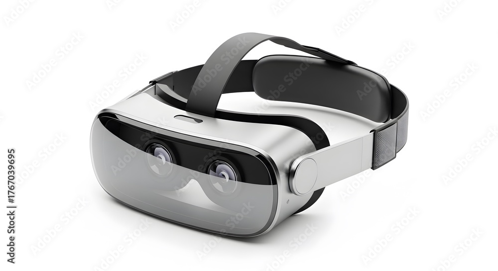 Fototapeta premium Virtual Reality headset, a tool for experiencing simulated environments