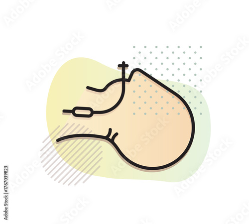 Ventilation Support - Tracheal Intubation - Icon