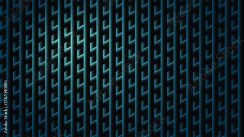 Abstrack vector background design, A dark blue and black abstract background featuring a repeating pattern of vertical lines