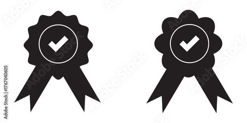 Accreditation icon editable flat vector illustration concept. EPS 10