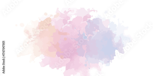  Pastel Vibrant watercolor paint brush. watercolour texture for cards, Brushstrokes and splashes.