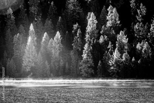 Herbst im Engadin in Graubünden in der Schweiz
