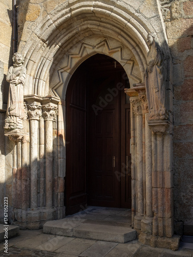 Portal with statues of the St Francis Church, Betanzos