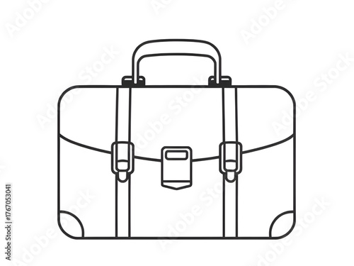 suitcase, icon, travel, luggage, bag, vector, illustration, trip, holiday, vacation, journey, minimal, flat, line, outline, graphic, isolated, simple, modern, stylized, design, baggage, baggage icon, 