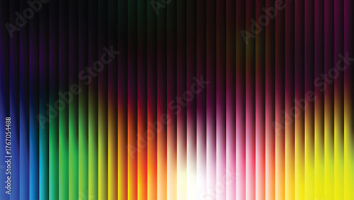 Abstract colorful background with vibrant stripes, gradient texture and light effect.