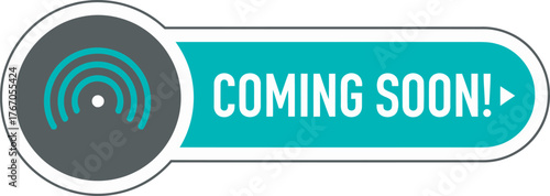 Exciting news is approaching so get ready for our release vector illustration