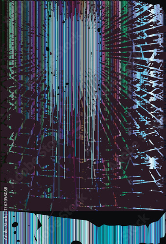 Broken cell phone screen prank, unique impact effect on the screen.