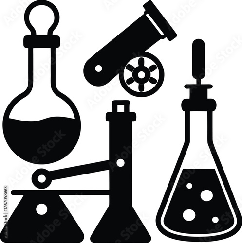 Abstract black background with subtle texture and glow effect isolated on transparent background