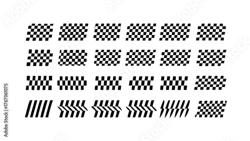 Checkered pattern vector design with checkerboard texture and black and white squares for graphic design use