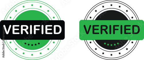 Verified stamp | Verified stamp on white background |Verified stamp icons vector illustration design for authentication and confirmation isolated on white background