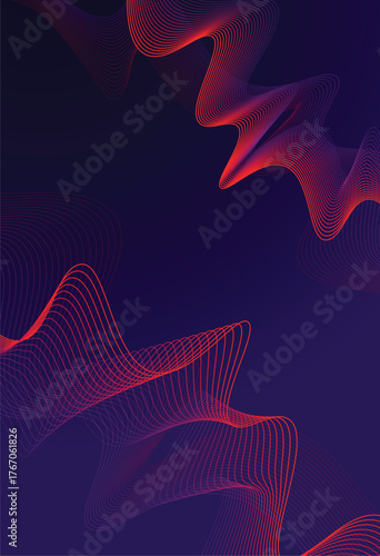 Dynamic Gradient Waveform Abstract Background