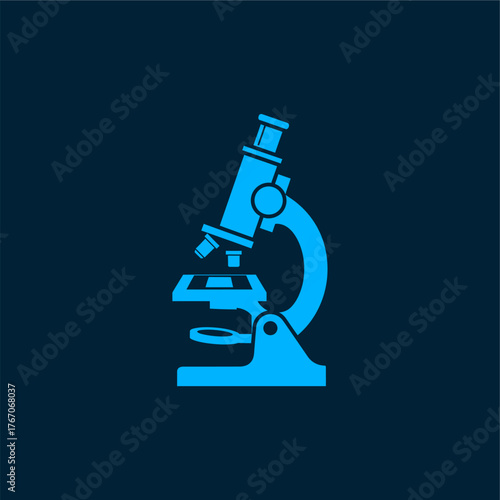 Vector illustration of a microscope with a dollar sign for a business finance and investment concept