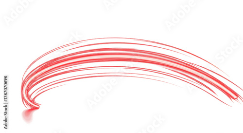 glowing crimson streaks fast motion blur futuristic sci-fi energy beam smooth gradient flow clean png