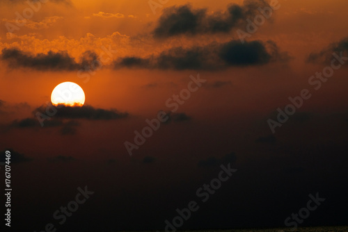 Kefalonia- Greece - August 15, 2025: Sunset at Kefalonia, Kefalonia,  Greece.