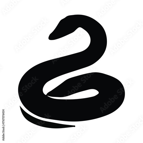 black and white snake