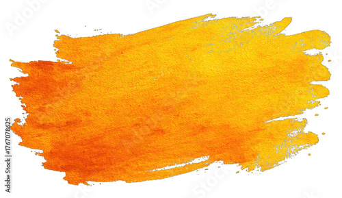 Abstract orange paint splash
