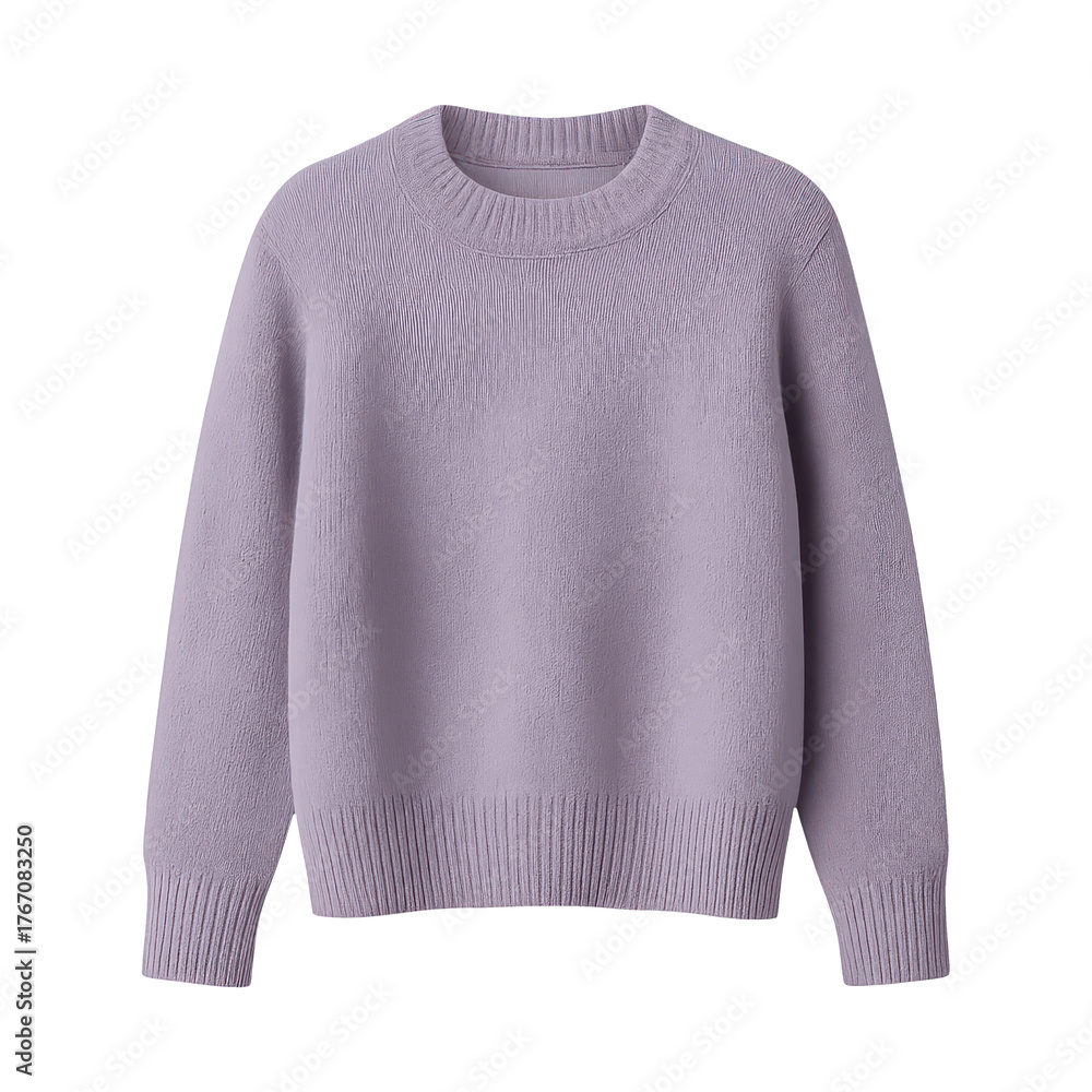 Fototapeta premium PNG Cozy lavender knit sweater