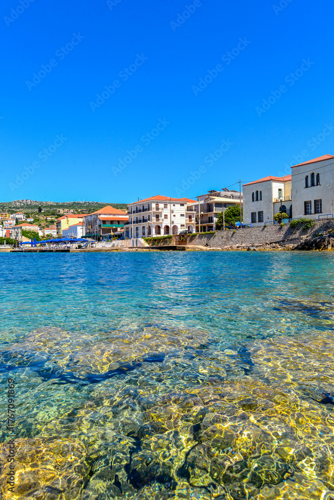 Fototapeta premium Pylos in Messenien, Peloponnes (Griechenland)