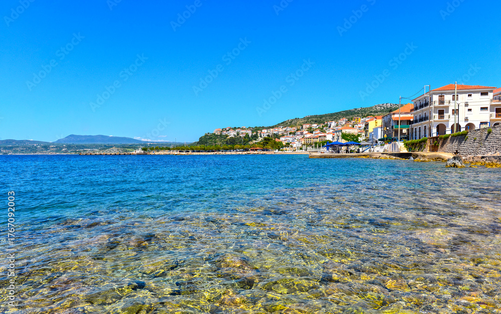 Obraz premium Pylos in Messenien, Peloponnes (Griechenland)