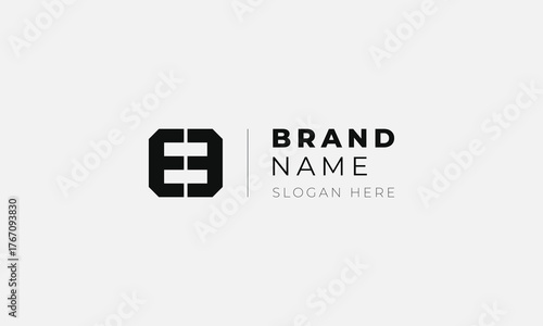 Initials EE vector letter mark logo design