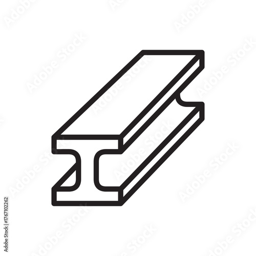 Steel iron icon vector design illustration template in trendy style