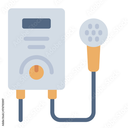 water heater flat icon for bath and kitchen heating