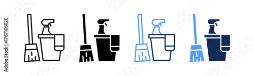 Cleaning Service multiple icon