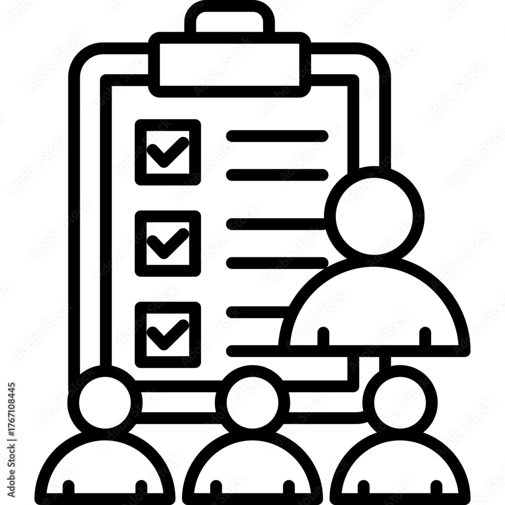 Fototapeta premium Briefing Icon